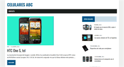 Desktop Screenshot of celularesabc.com